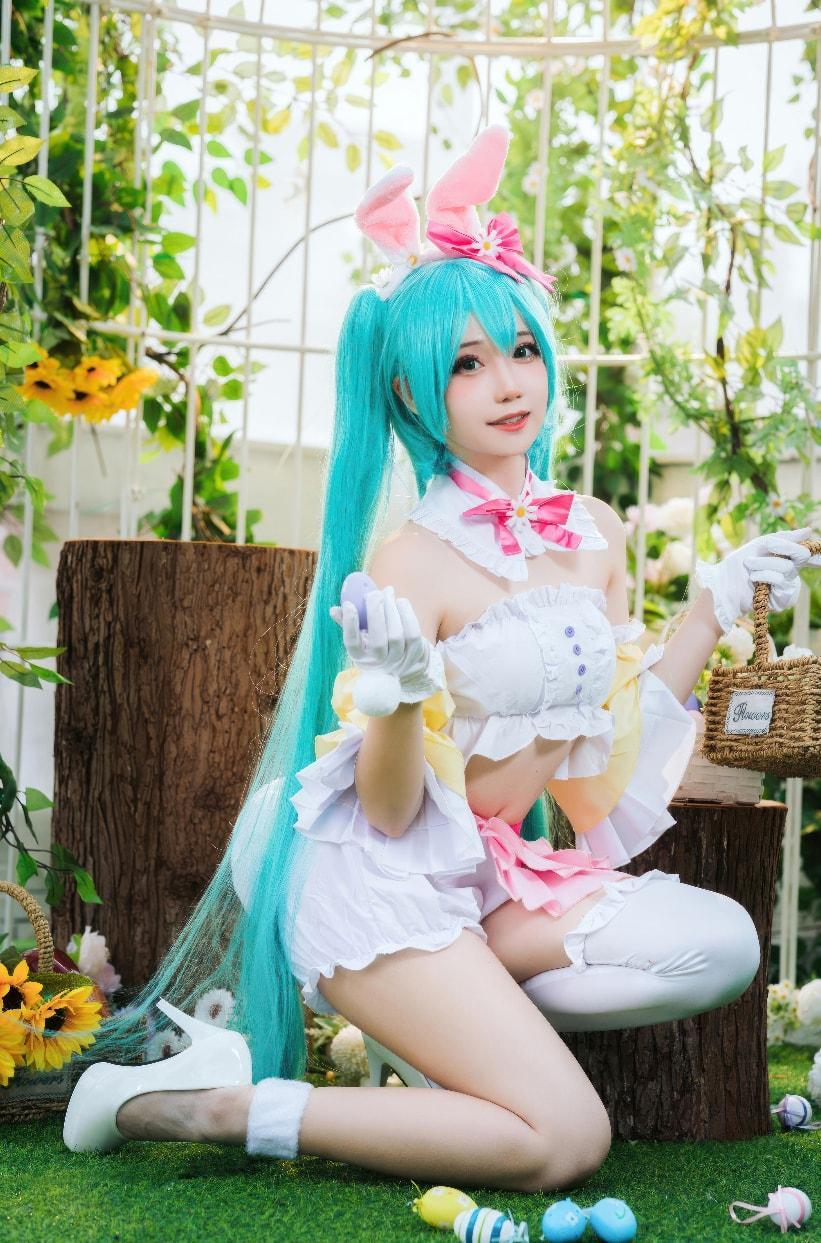 焖焖碳 初音未来复活节兔子-精美资源